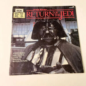 Vintage 1983 Star Wars Return of the  Jedi Read Along Book Only No Tape